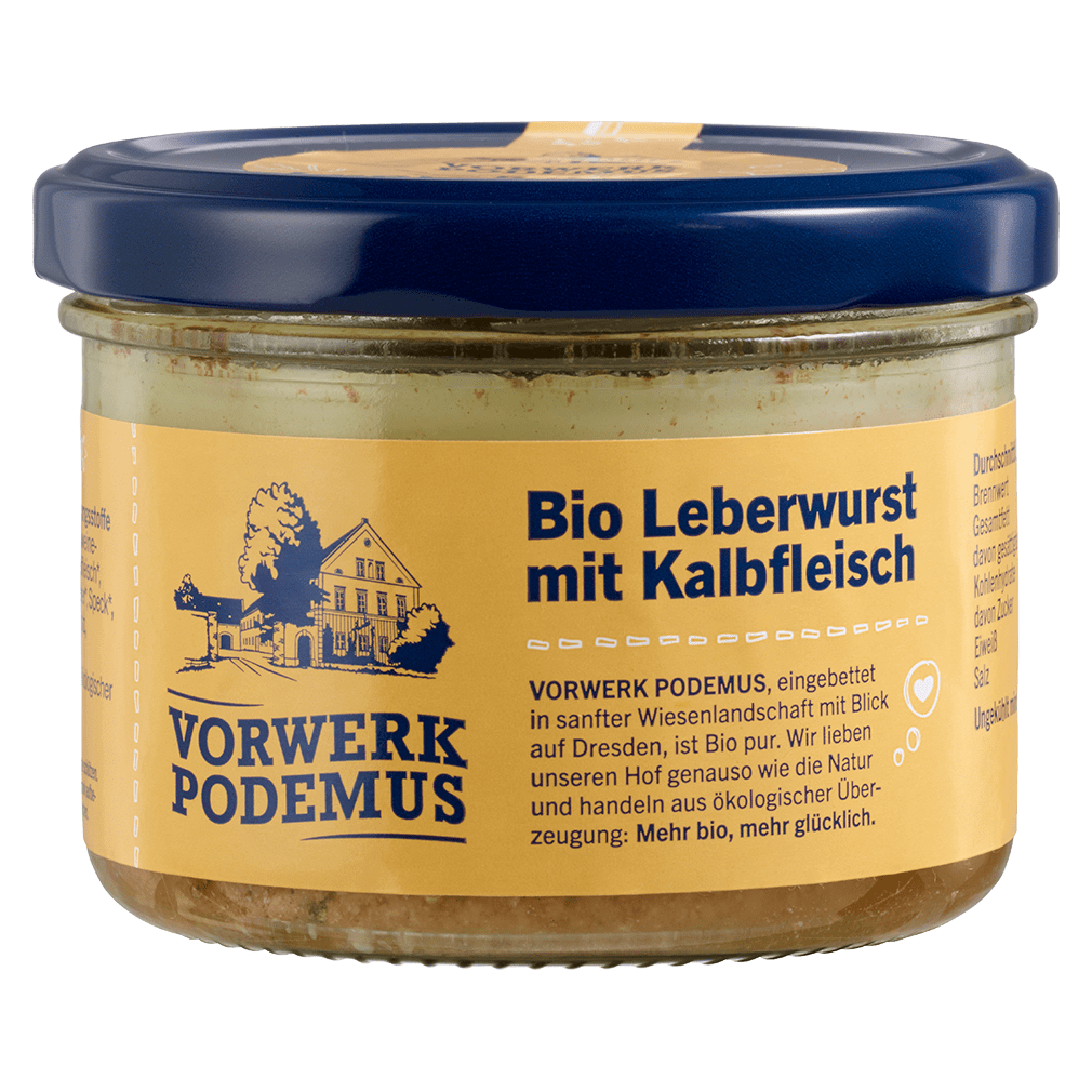 Bio Leberwurst Mit Kalbfleisch Von Vorwerk Podemus Bei Greenist De