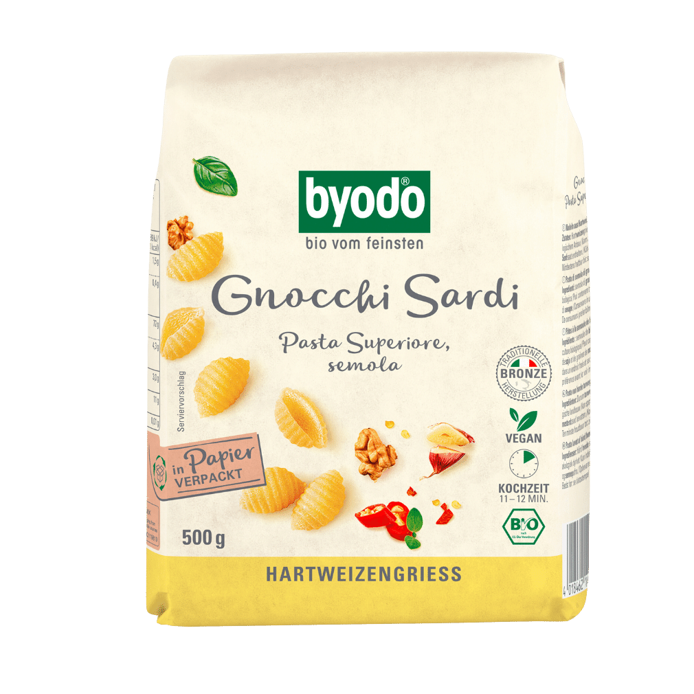 Bio Gnocchi Sardi Semola 500g Von Byodo Bei Greenist De