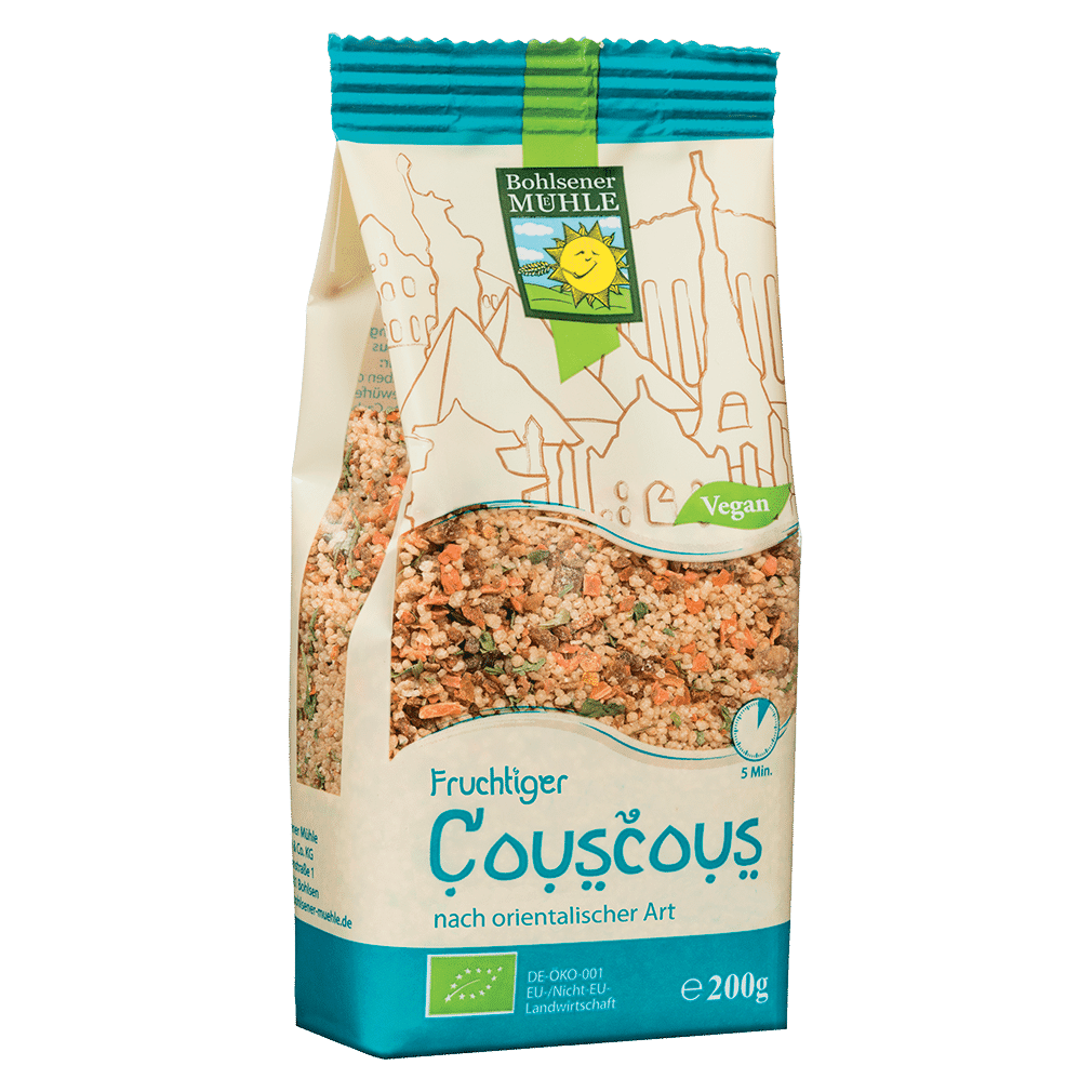 Bio Fruchtiger Couscous von Bohlsener Mühle bei greenist de