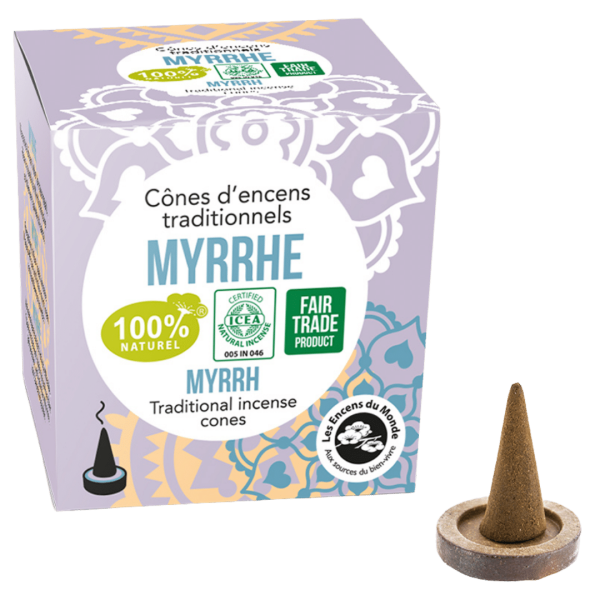 AROMANDISE Myrrhe - Räucherkegel