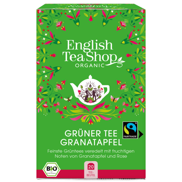 English Tea Shop Bio Grüner Tee Granatapfel