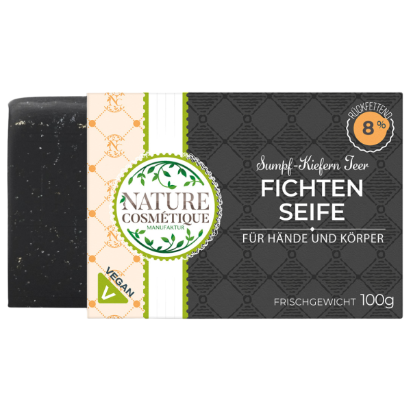 Nature Cosmétique Fichten Seife mit Sumpf-Kiefern Teer