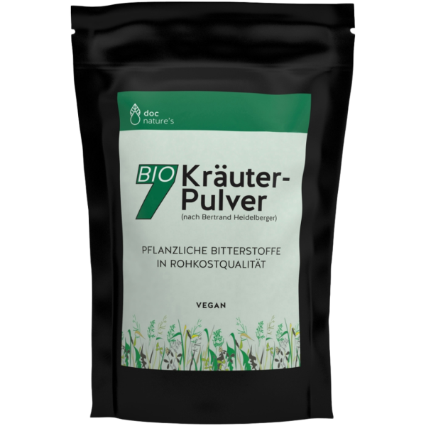 Gesund &amp; Leben Bio 7 Kräuter-Pulver, 150g Nachfüllpackung