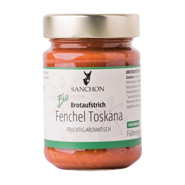 Sanchon Bio Brotaufstrich Fenchel Toskana