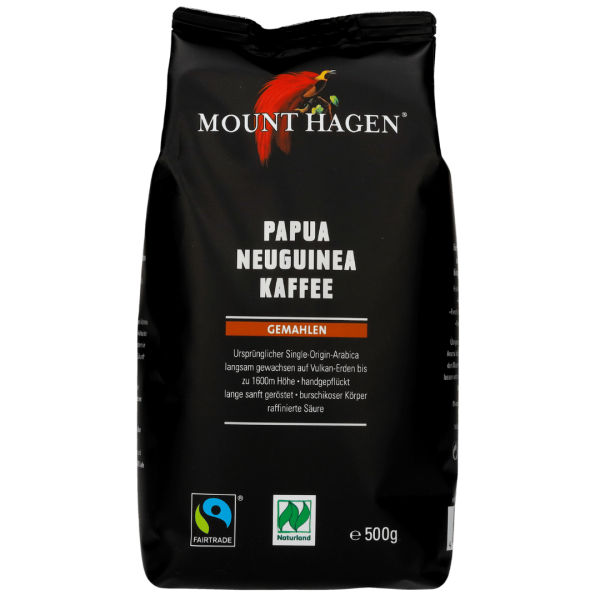 Mount Hagen Bio Papua Neuginea Röstkaffee, gemahlen