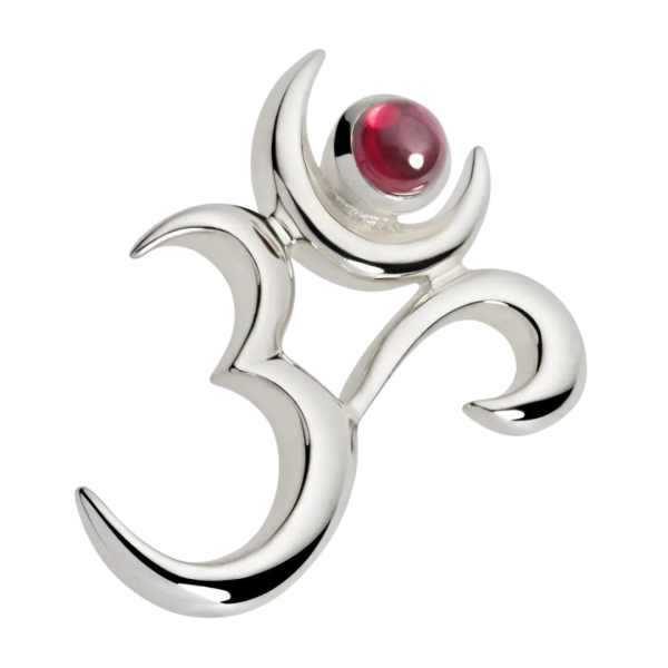 Spirit of Om Silberschmuck OM mit Granat