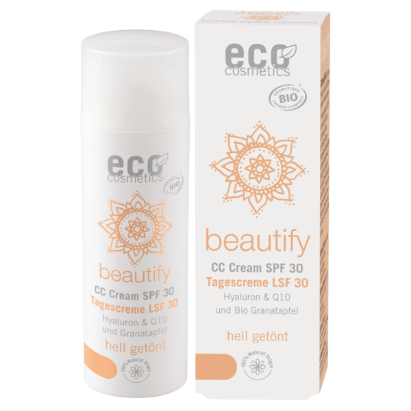 Eco Cosmetics ECO CC Creme getönt LSF 30 hell