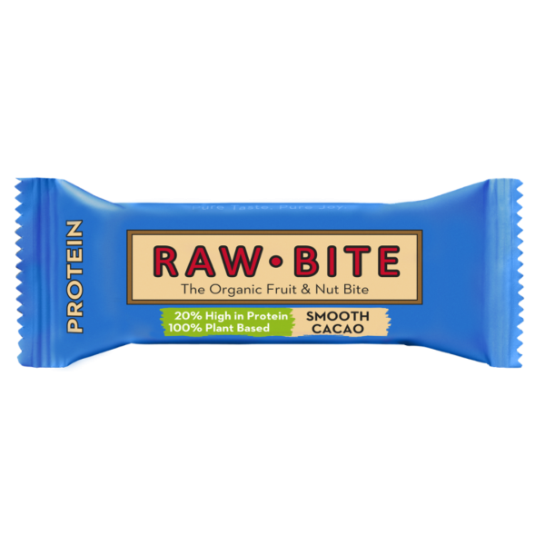 RAW BITE Bio Protein Smooth Cacao Riegel