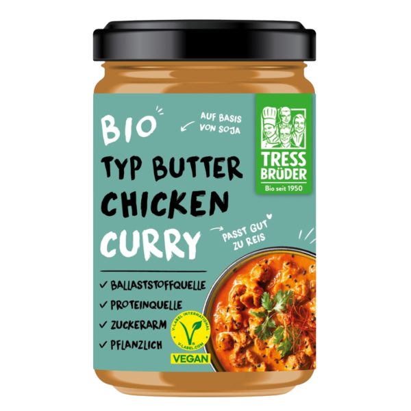 Tress Brüder Bio Curry Typ Butter Chicken vegan