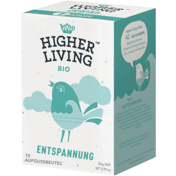 Higher Living Bio Tee Entspannung 15 Btl.