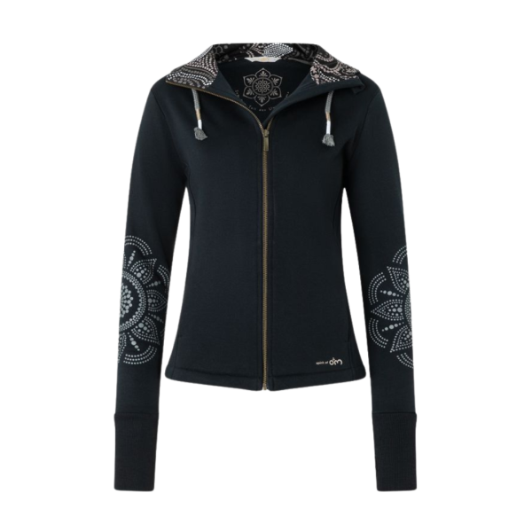 Spirit of Om Sweatjacke Maui Nava - schwarz