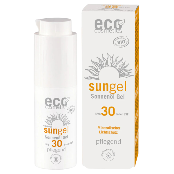 Eco Cosmetics Sonnengel Gesicht LSF 30, 30 ml Spender