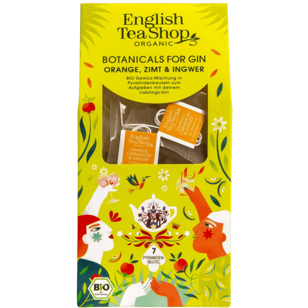 English Tea Shop Bio Botanicals for Gin Orange, Zimt &amp; Ingwer