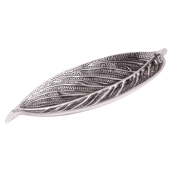 Berk Räucherstäbchenhalter Blatt, silber