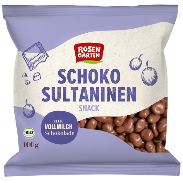 Rosengarten Bio Schoko Sultaninen Snack