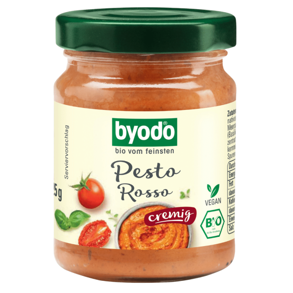 byodo Pesto Rosso cremig, 125 g