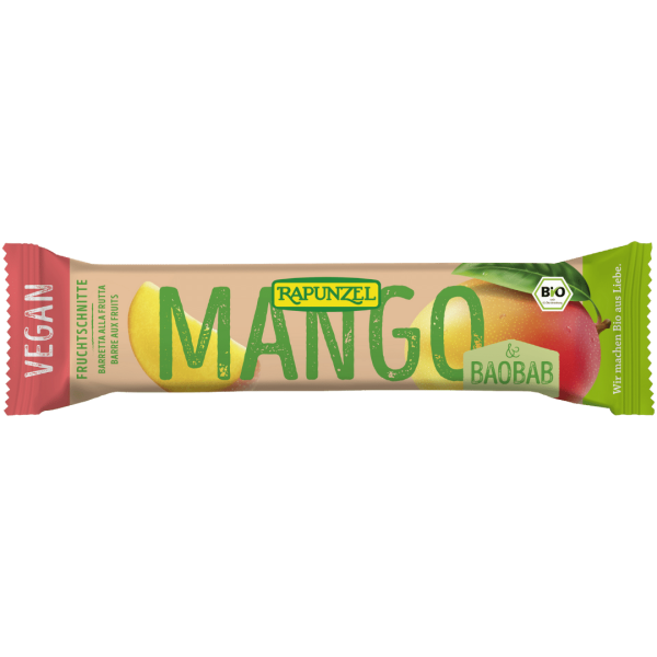 Rapunzel Bio Fruchtschnitte Mango-Baobab