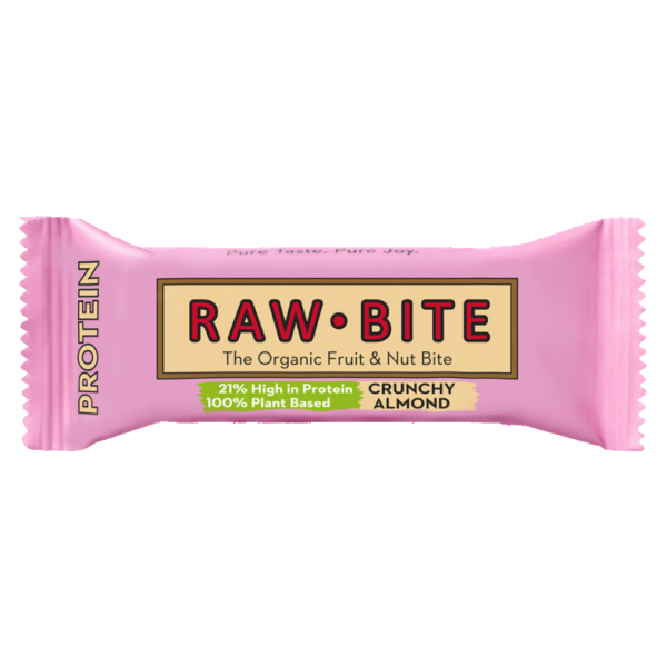 RAW BITE Bio Protein Chrunchy Almond Riegel