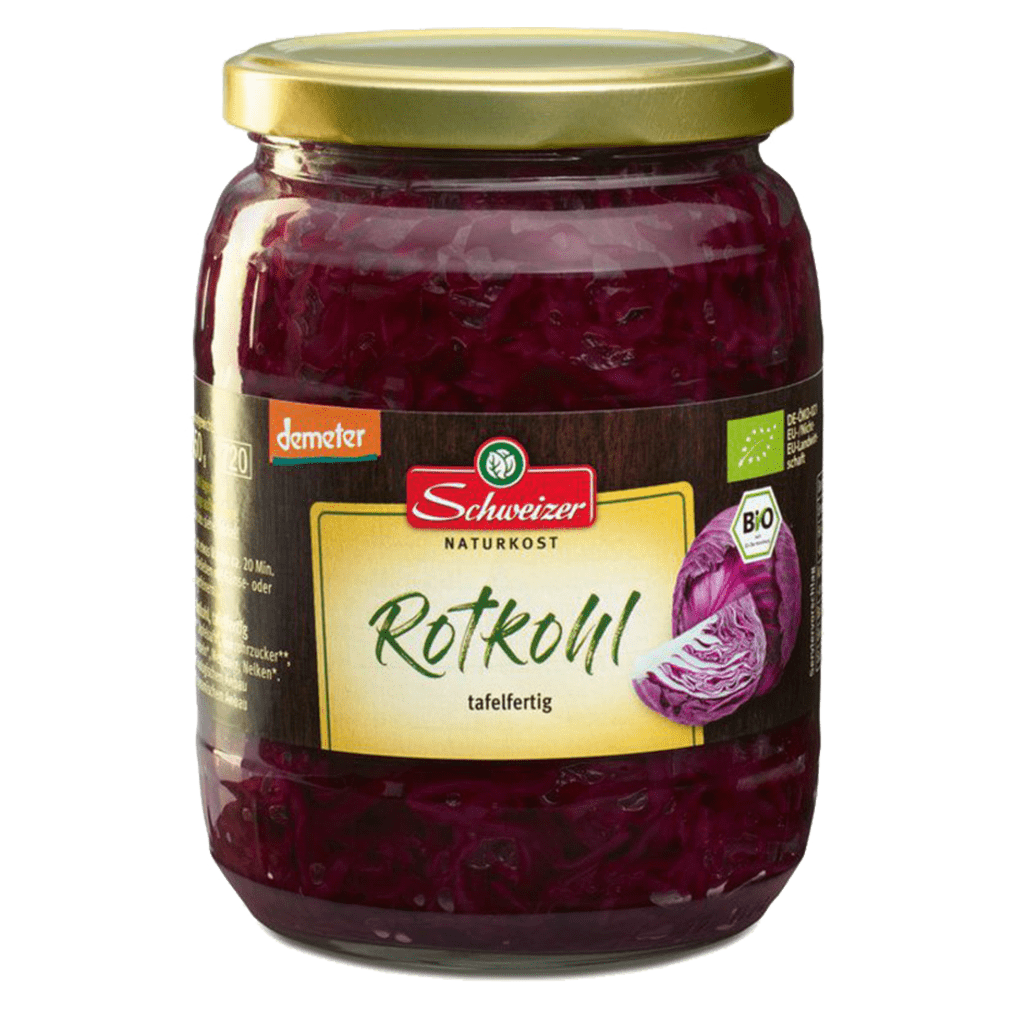 Bio Rotkohl tafelfertig von Schweizer bei greenist.de