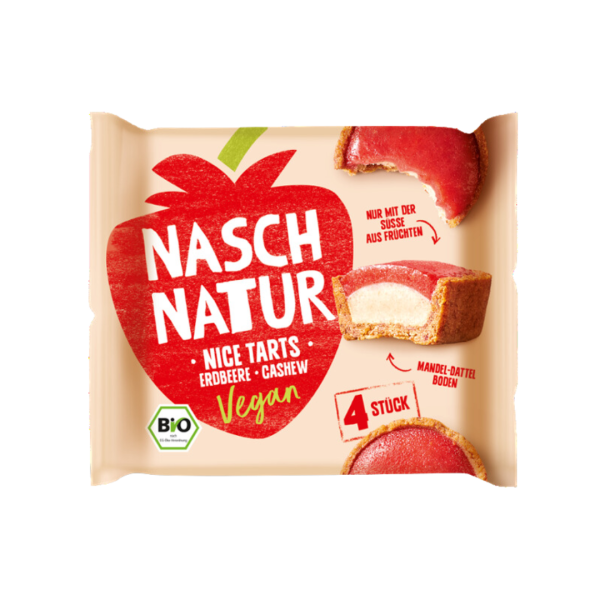 Nasch Natur Bio NiceTarts Erdbeer-Cashew