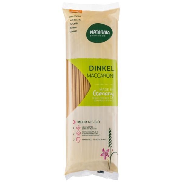 Naturata Bio Dinkel hell Maccaroni, lang