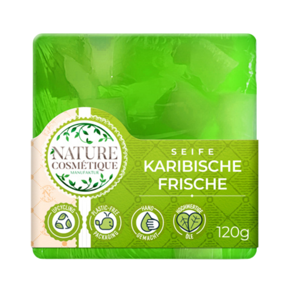 Nature Cosmétique Upcycling Seife karribische Frische