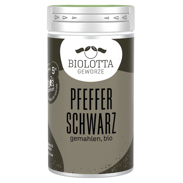 BIOLOTTA Bio Pfeffer schwarz gemahlen