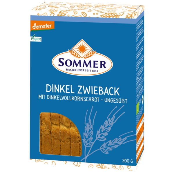 Sommer Bio Dinkel Zwieback