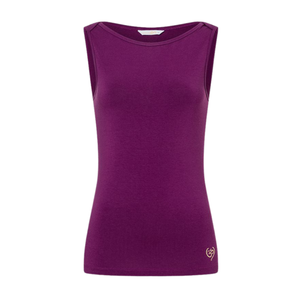 Spirit of Om Tanktop Bambus high-neck - viola