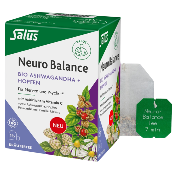 Salus Bio Neuro Balance Ashwagandha &amp; Hopfen Kräutertee