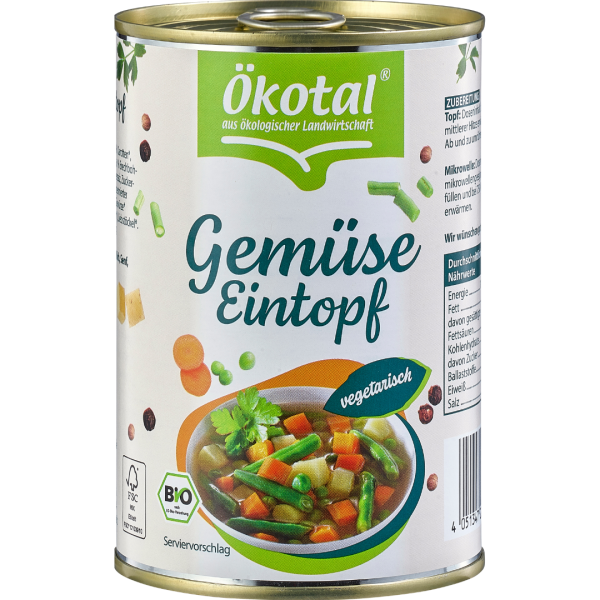 Ökotal Gemüseeintopf vegetarisch