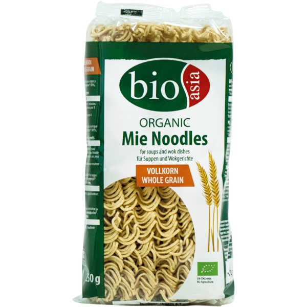 BIOASIA Bio Mie Nudeln, Vollkorn