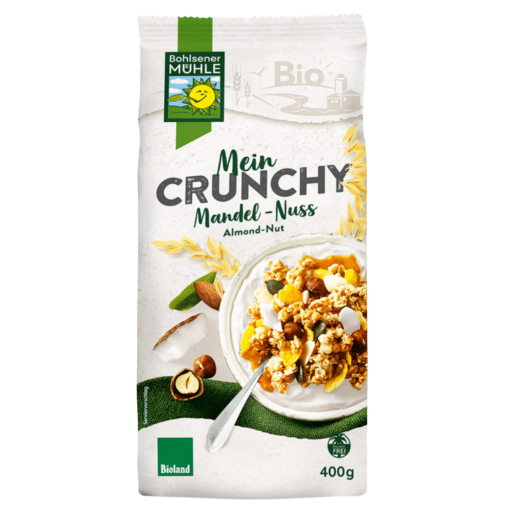 Bio Crunchy Mandel-Nuss von Bohlsener Mühle bei greenist.de