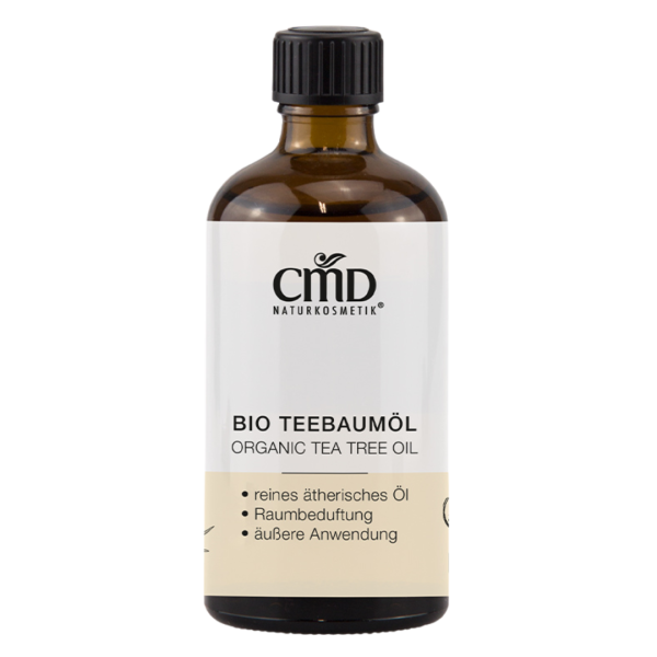 CMD Naturkosmetik Bio Teebaumöl mit Tropfeinsatz