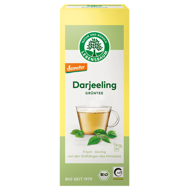 Lebensbaum Bio Darjeeling Grüntee, 20 Teebeutel