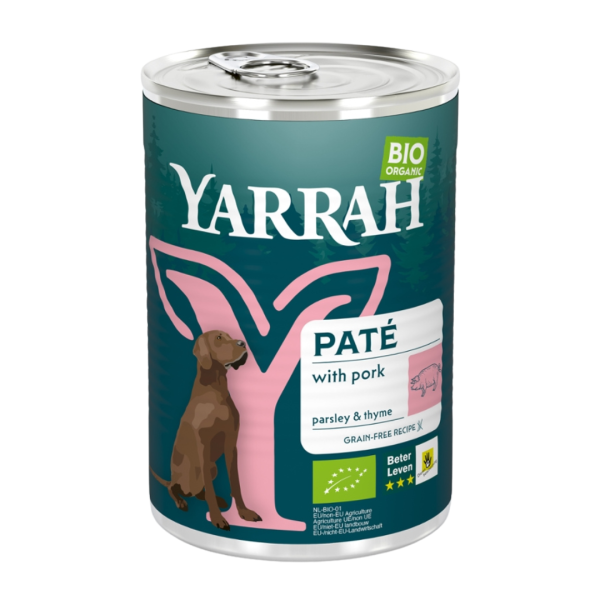 Yarrah Bio Hund Dose Pastete getreidefrei Schwein - Einzelprotein