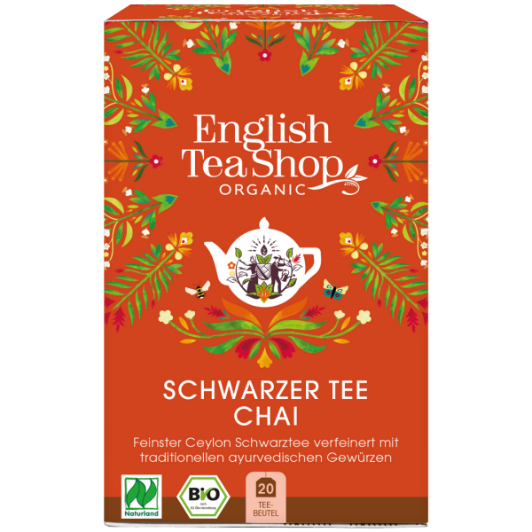 English Tea Shop Bio Schwarzer Tee Chai