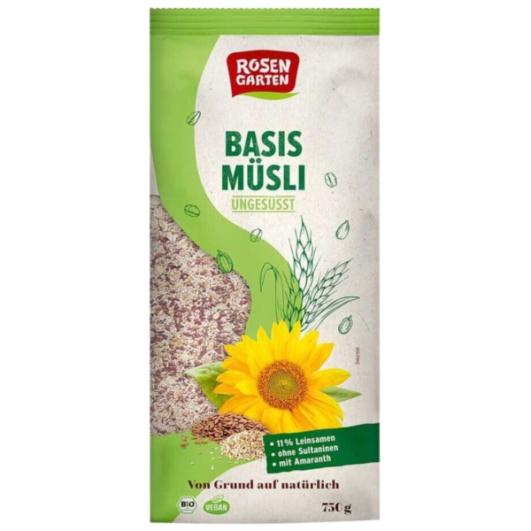 Rosengarten Bio Basis Müsli mit Amaranth