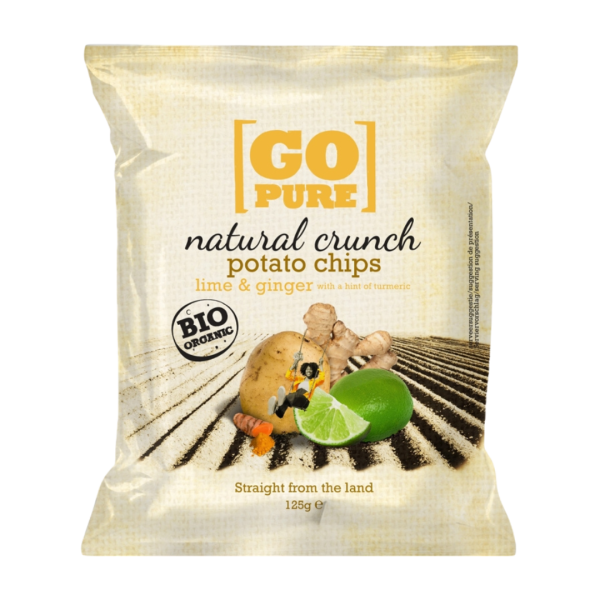 GoPure Bio Kartoffelchips Limette &amp; Ingwer