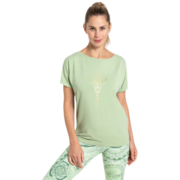 Spirit of Om Shirt Eka Padma - matcha