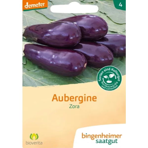 Bingenheimer Saatgut Bio Aubergine Zora