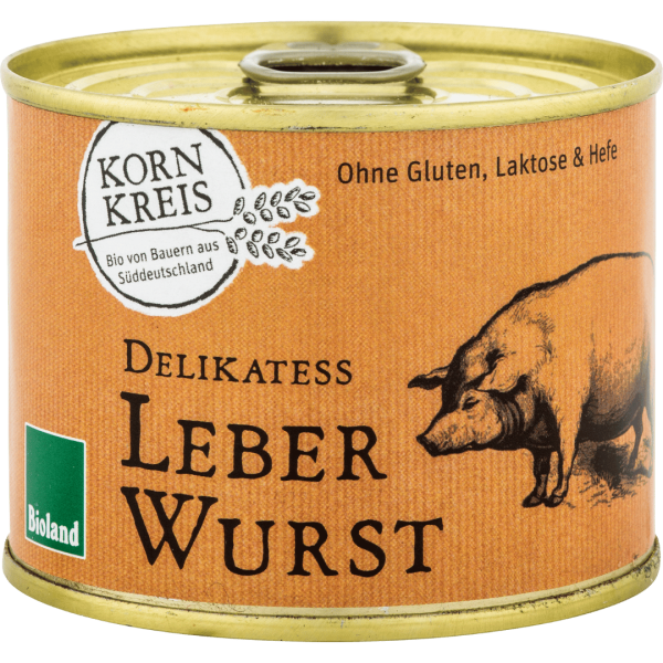 Kornkreis Delikatess-Leberwurst, 190g