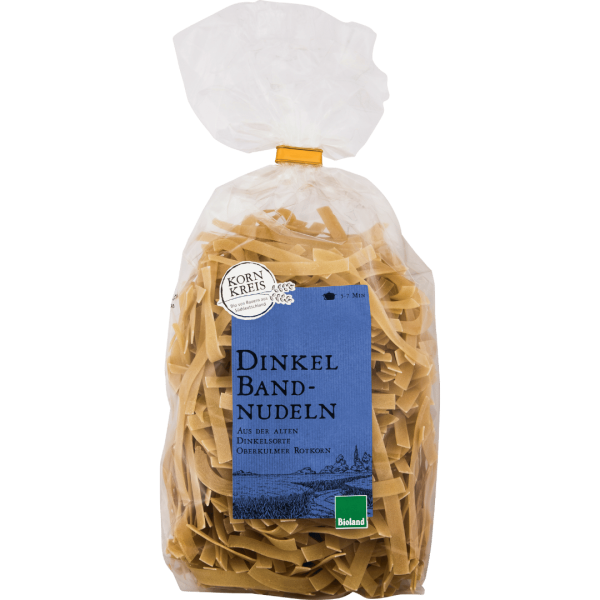 Kornkreis Bio Dinkel Bandnudeln, 500g