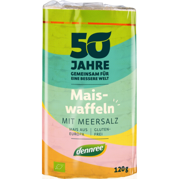 dennree Bio Maiswaffeln mit Meersalz