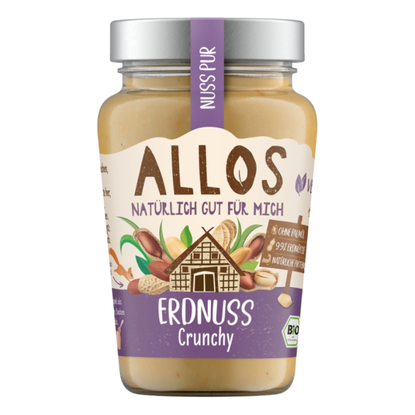 Allos Bio Nuss Pur Erdnuss Crunchy