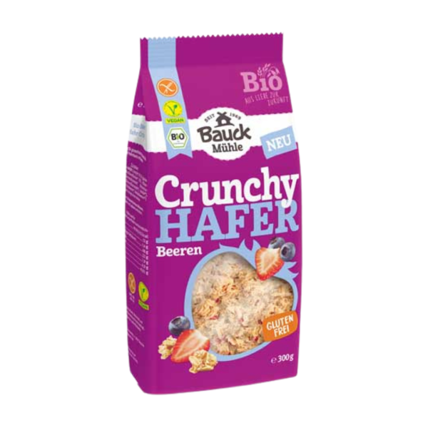 Bauckhof  Bio Hafer Crunchy Beere