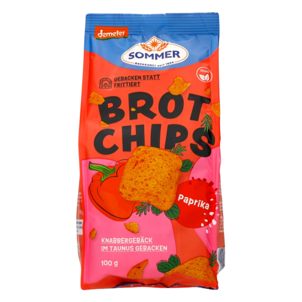 Sommer Bio Brot Chips Paprika &amp; Chilli