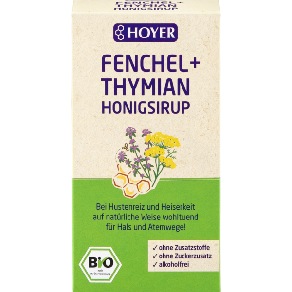 Hoyer Bio Fenchel + Thymian Honigsirup